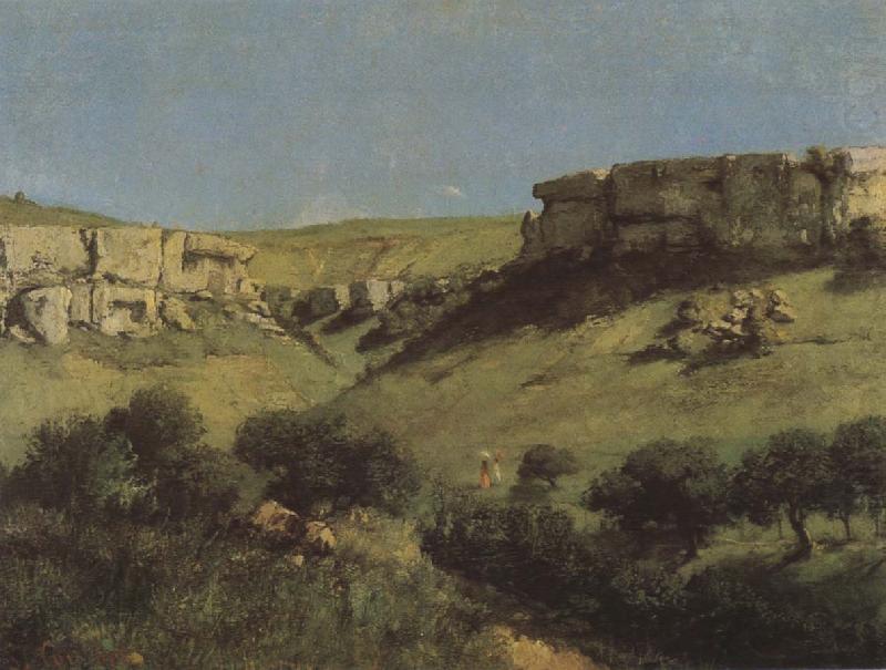 Valley, Gustave Courbet